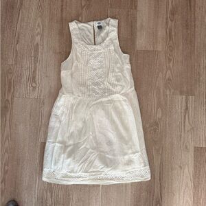 Old Navy white linen dress